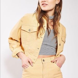 Yellow Denim Jacket